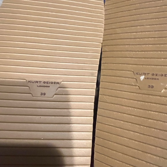 NEW Kurt Geiger Shearling Lined Crystal Sandals - Picture 6 of 8